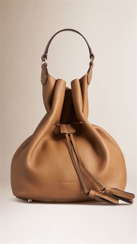 burberry large grainy leather hobo bag|burberry bags sale outlet.